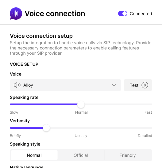 AI Voice Assistant for Business
