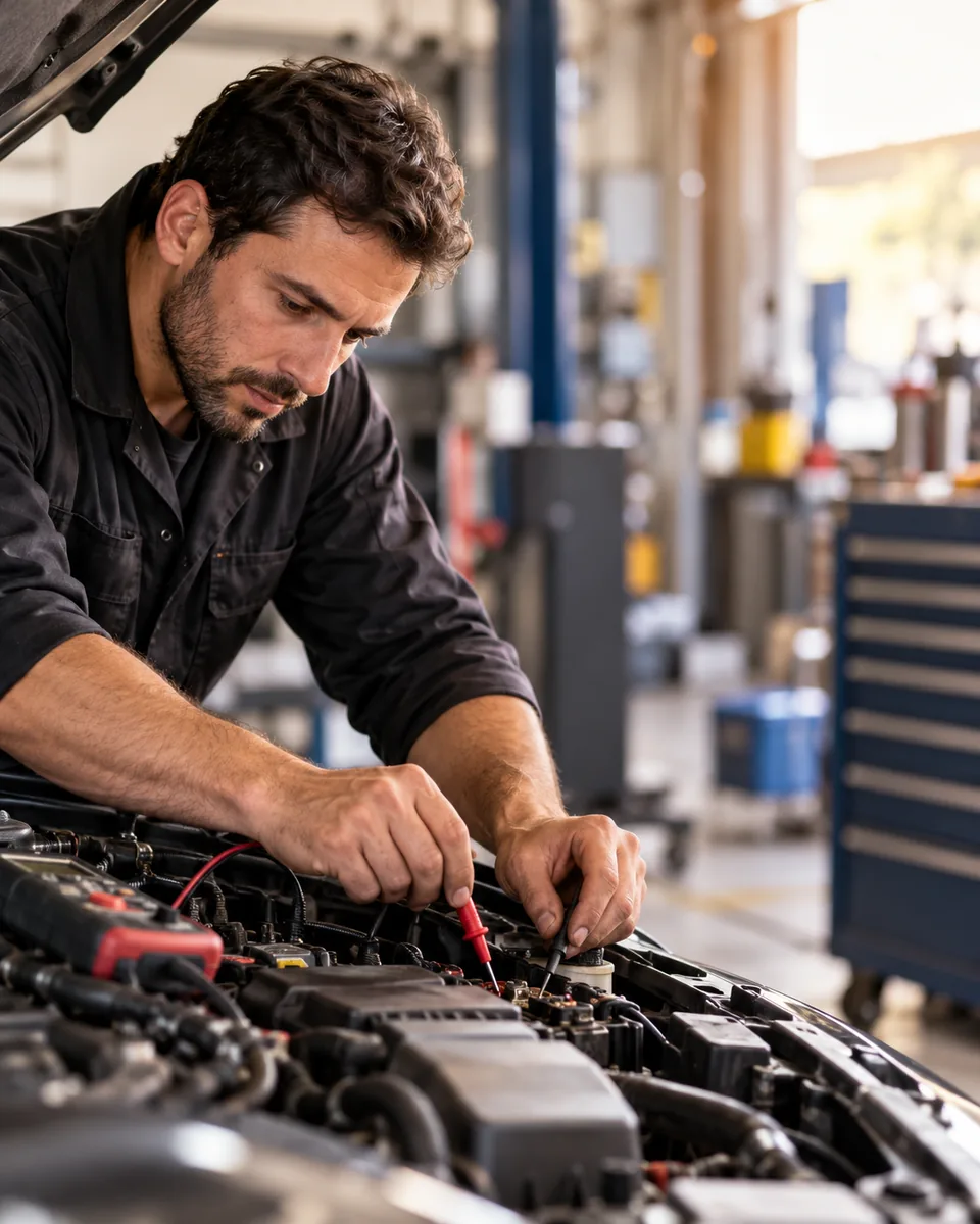 Professional scene: Auto electricians