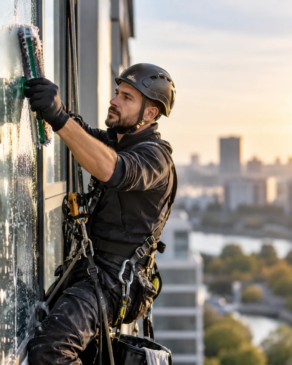 Scène professionnelle : Entreprises de nettoyage de façades