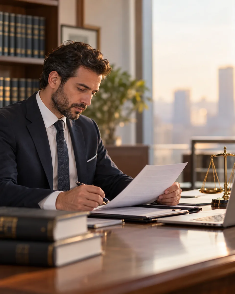 Professional scene: Business lawyers