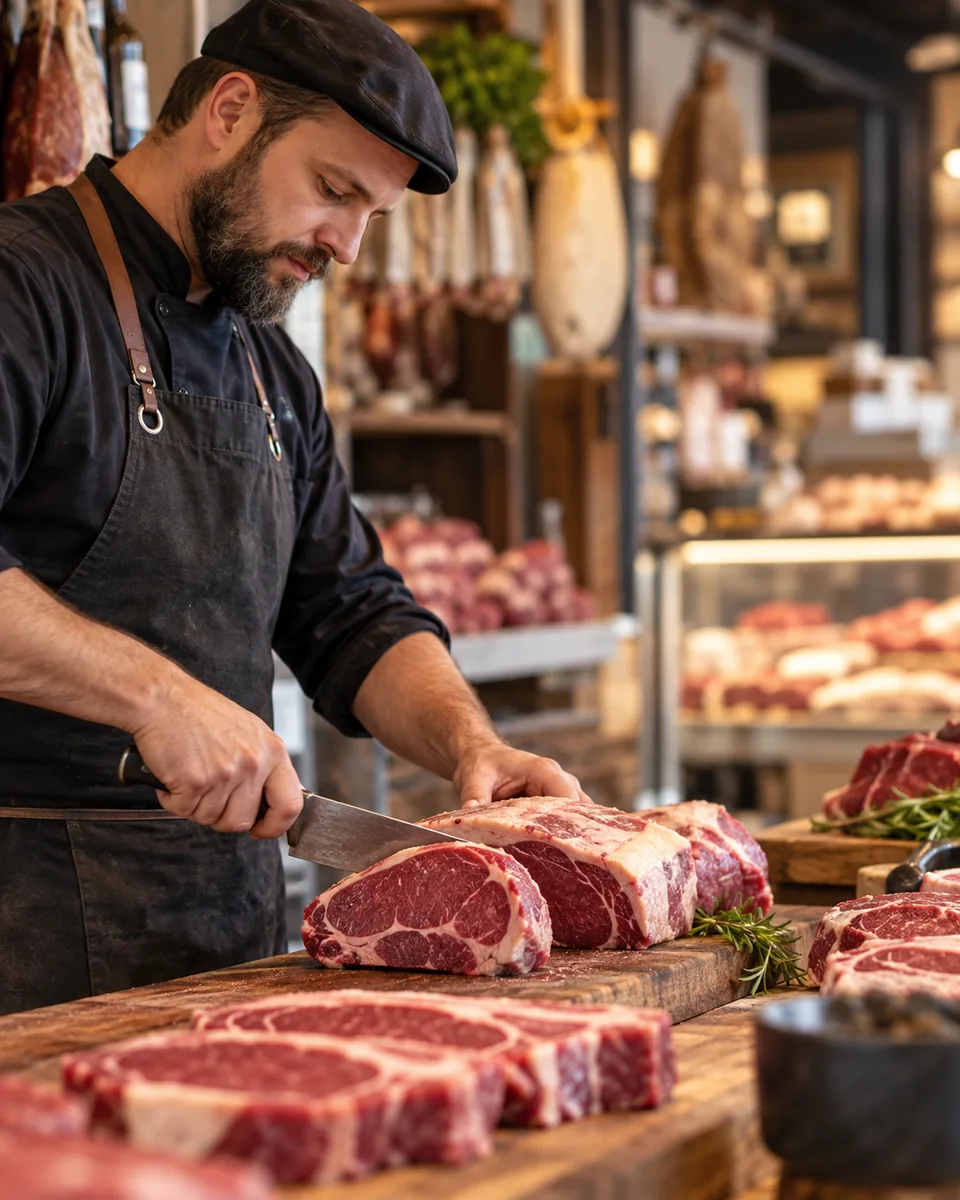 Professional scene: Butcher shops