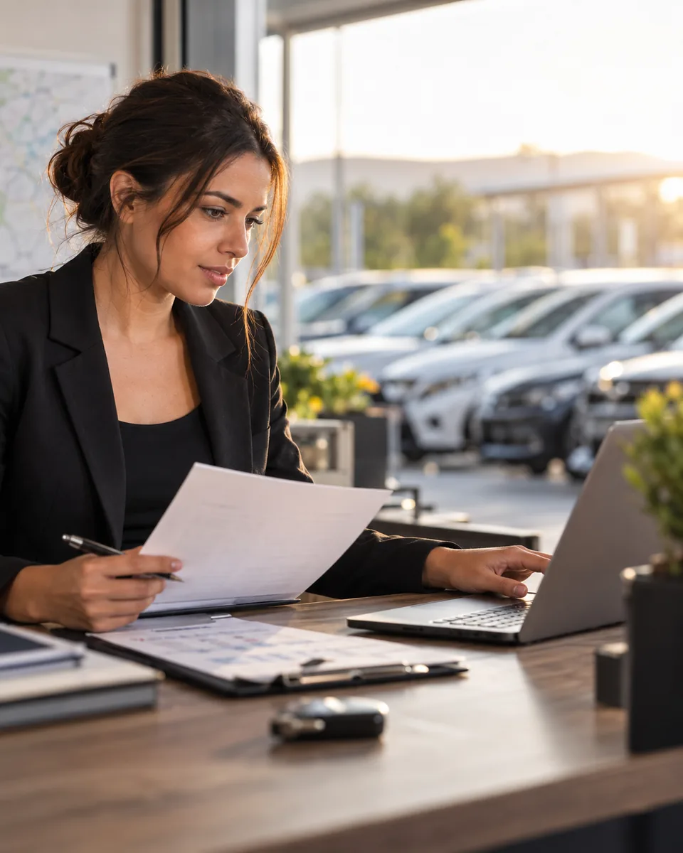 Professional scene: Car rental agencies