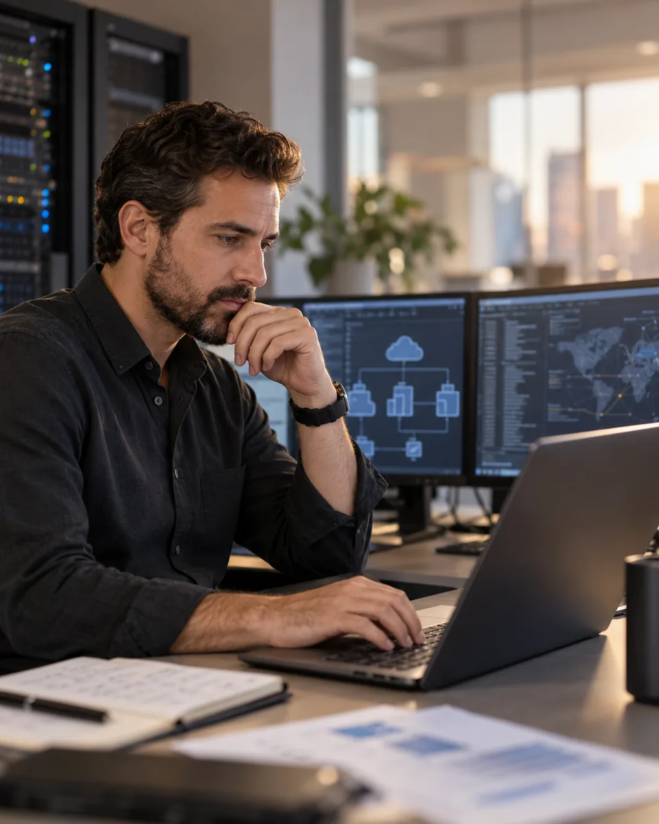 Scène professionnelle : Conseillers en migration cloud