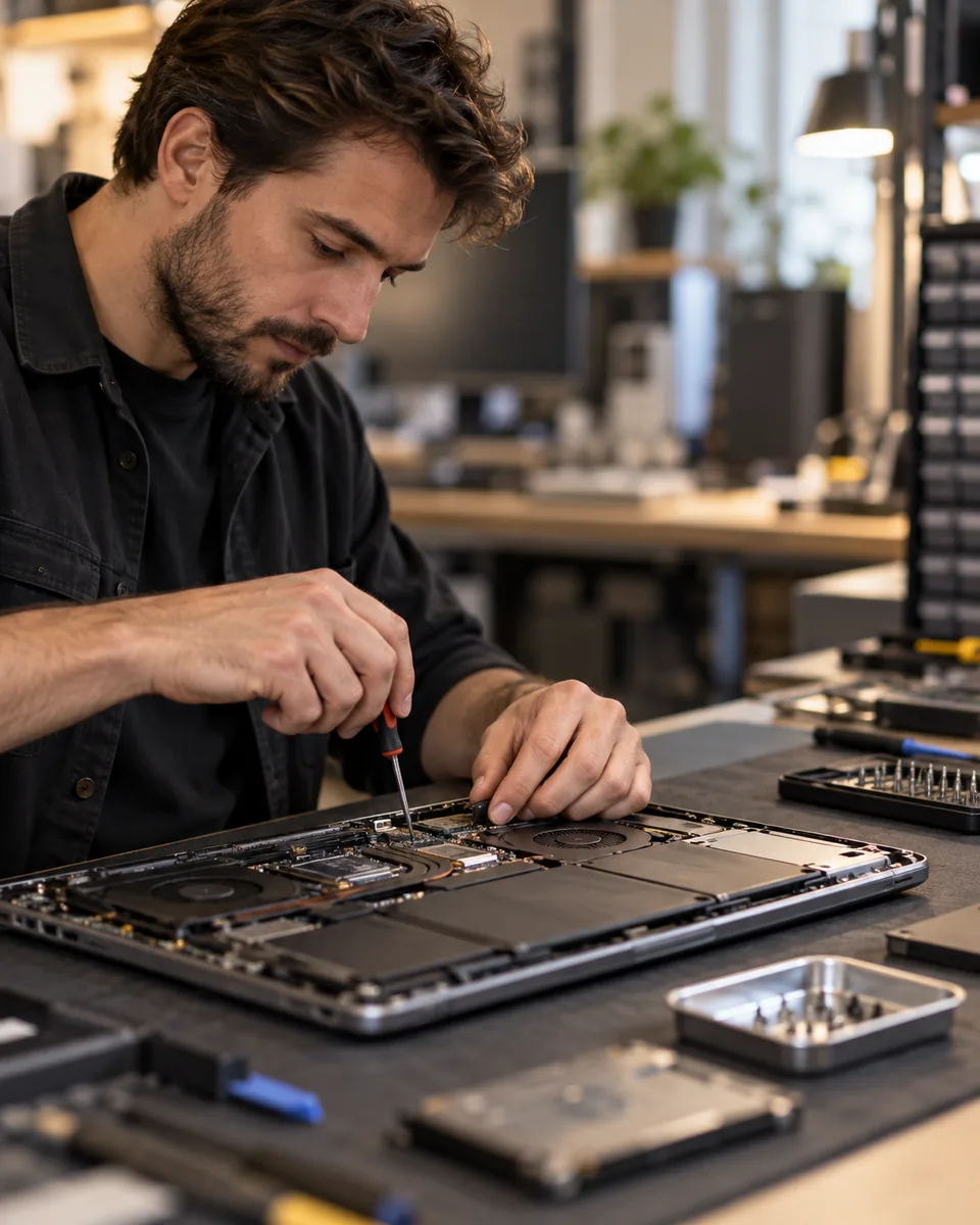 Professional scene: Computer repair shops