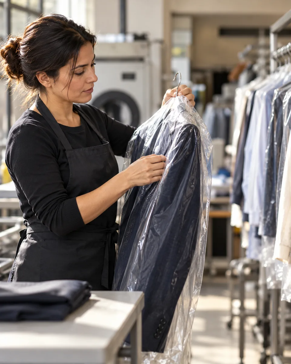 Professional scene: Dry cleaners