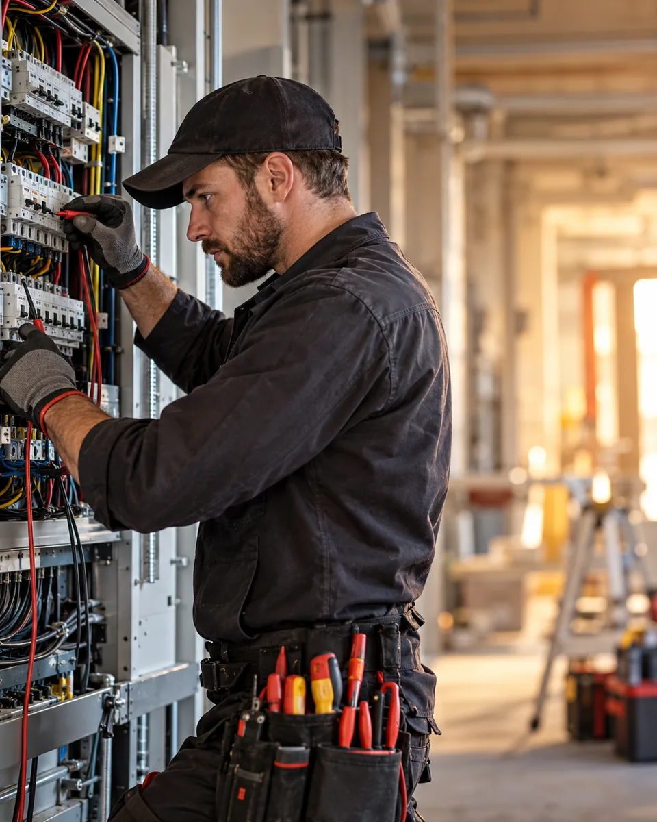 Professional scene: Electricians
