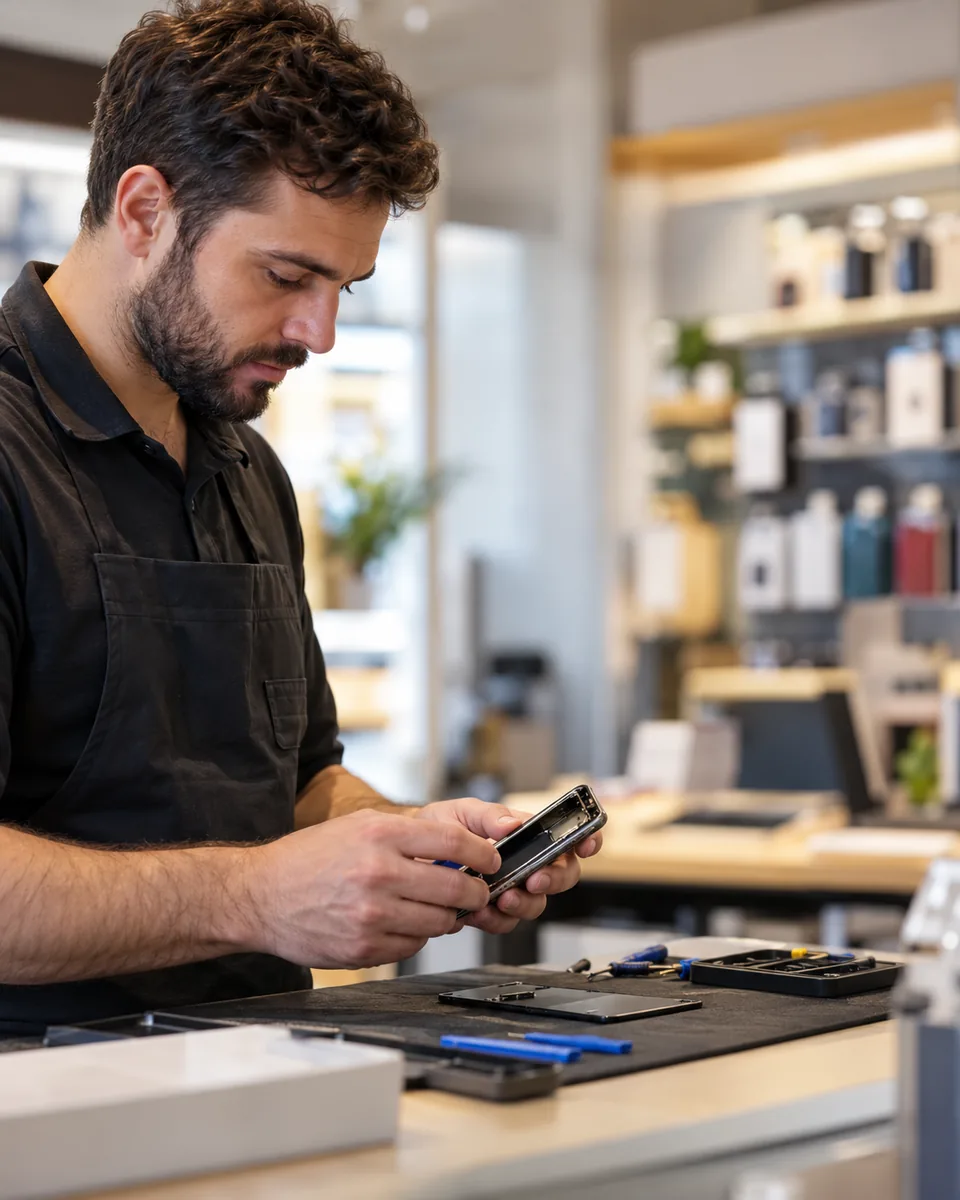 Professional scene: Electronics stores