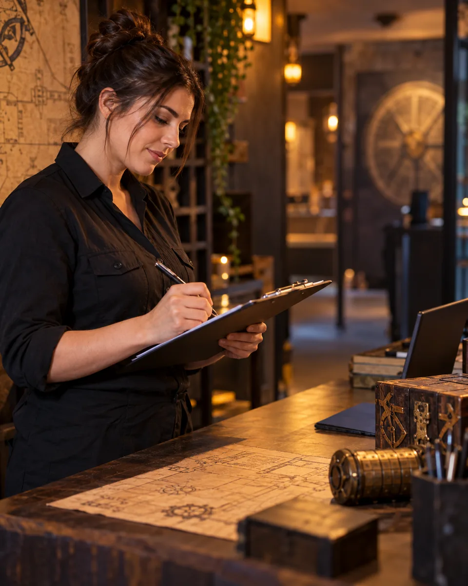 Professional scene: Escape room venues