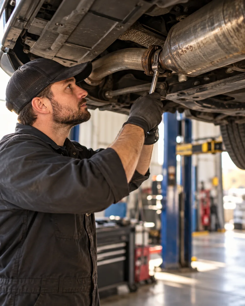 Professional scene: Exhaust repairers