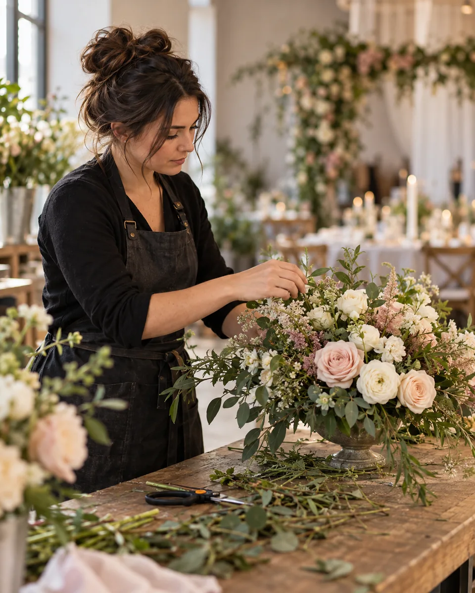 Professional scene: Event floral designers