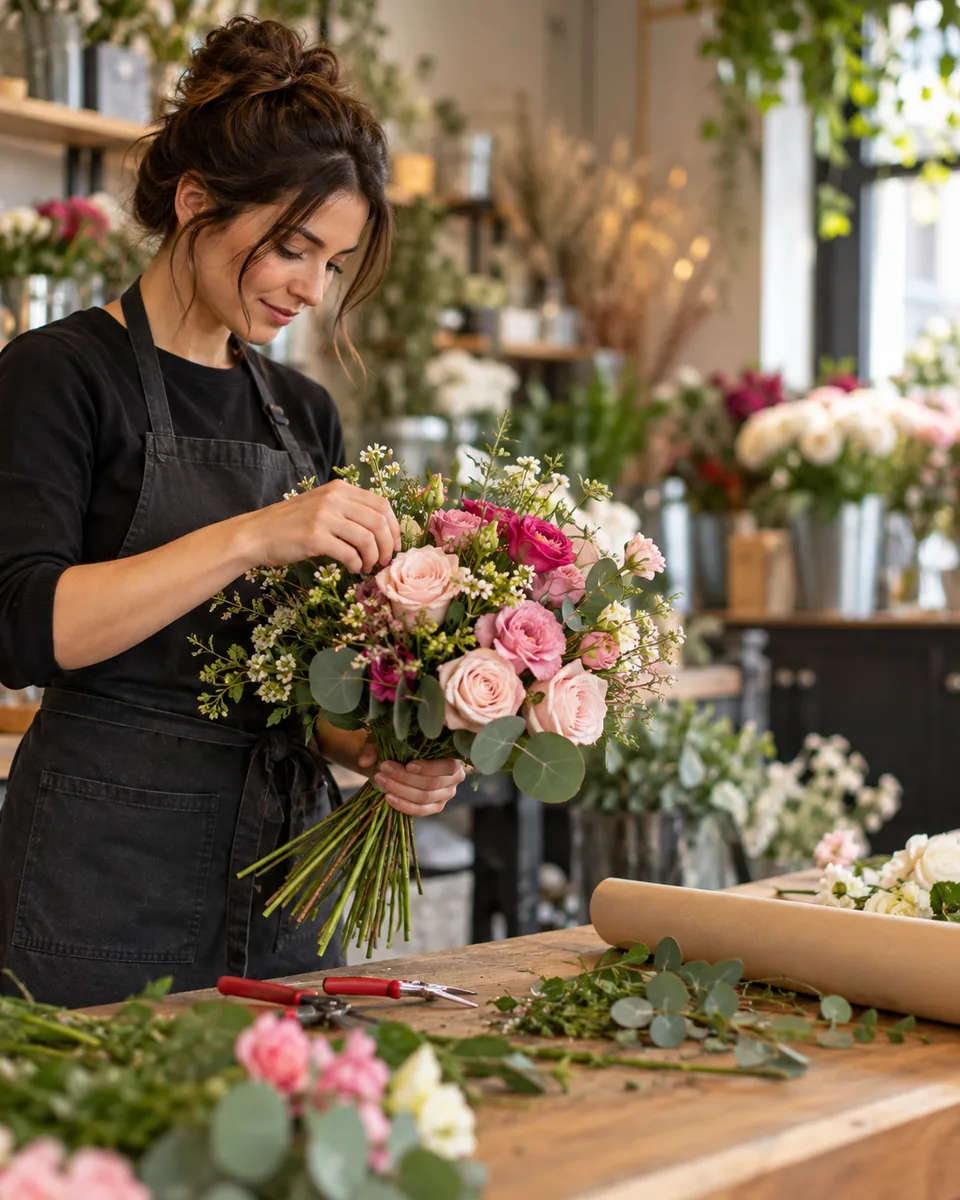 Scène professionnelle : Fleuristes