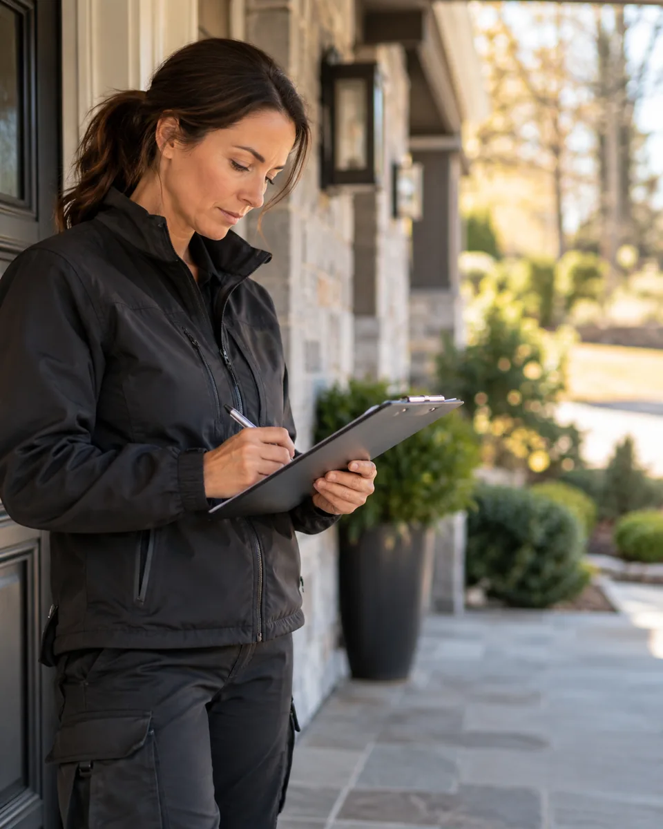 Scène professionnelle : Services de gardiennage de domicile