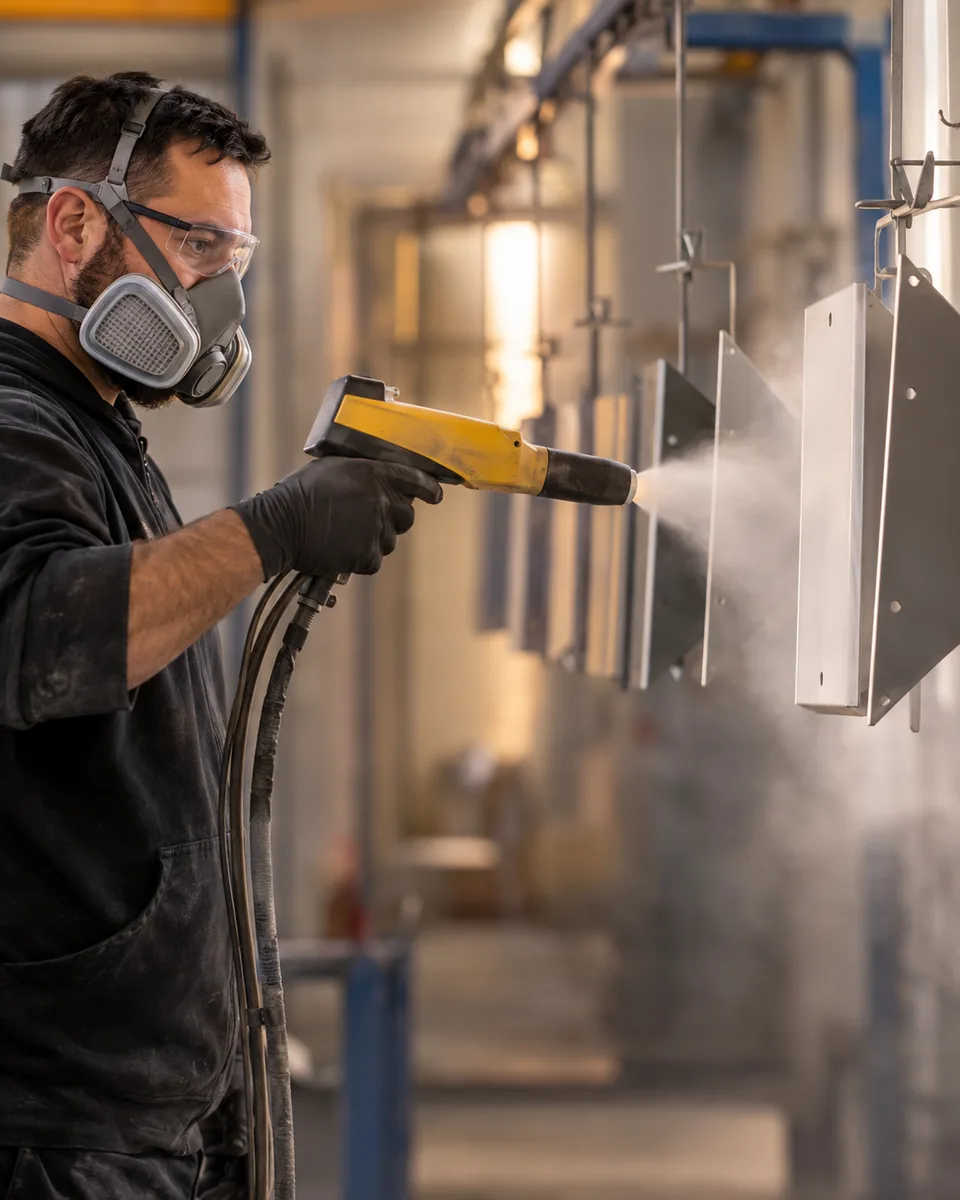 Scène professionnelle : Ateliers de revêtement industriel
