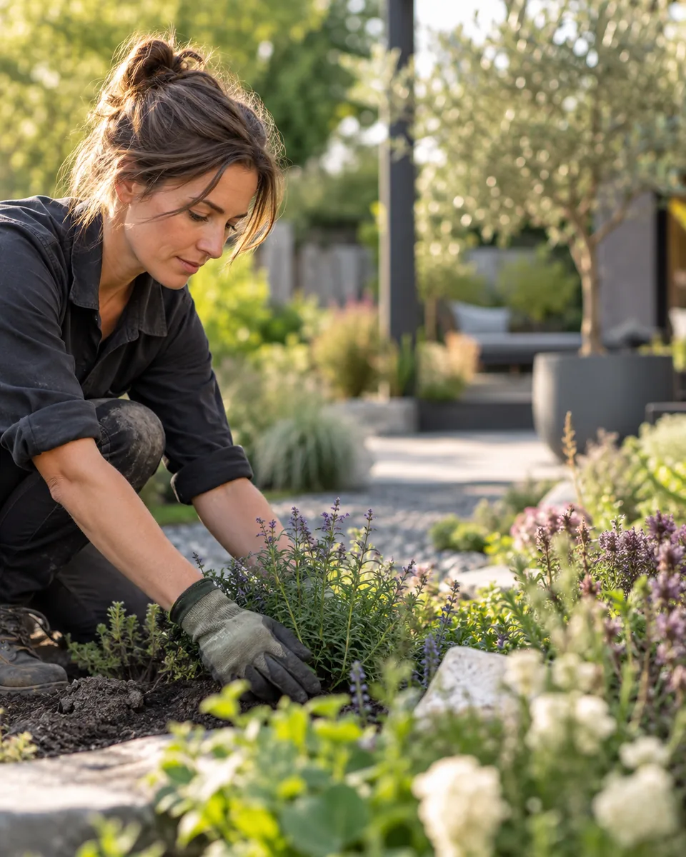 Scène professionnelle : Jardiniers paysagistes