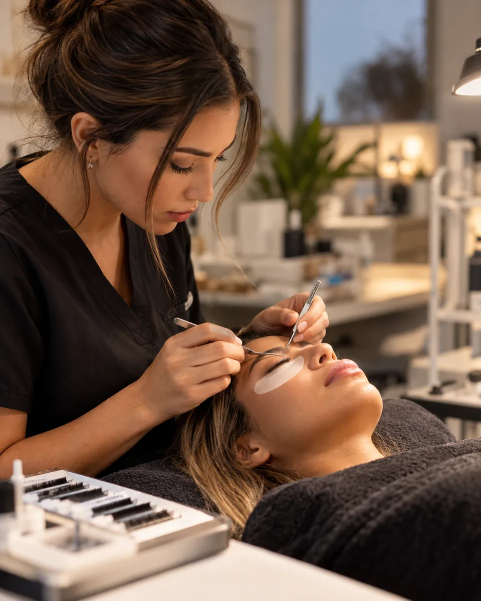 Professional scene: Lash technicians