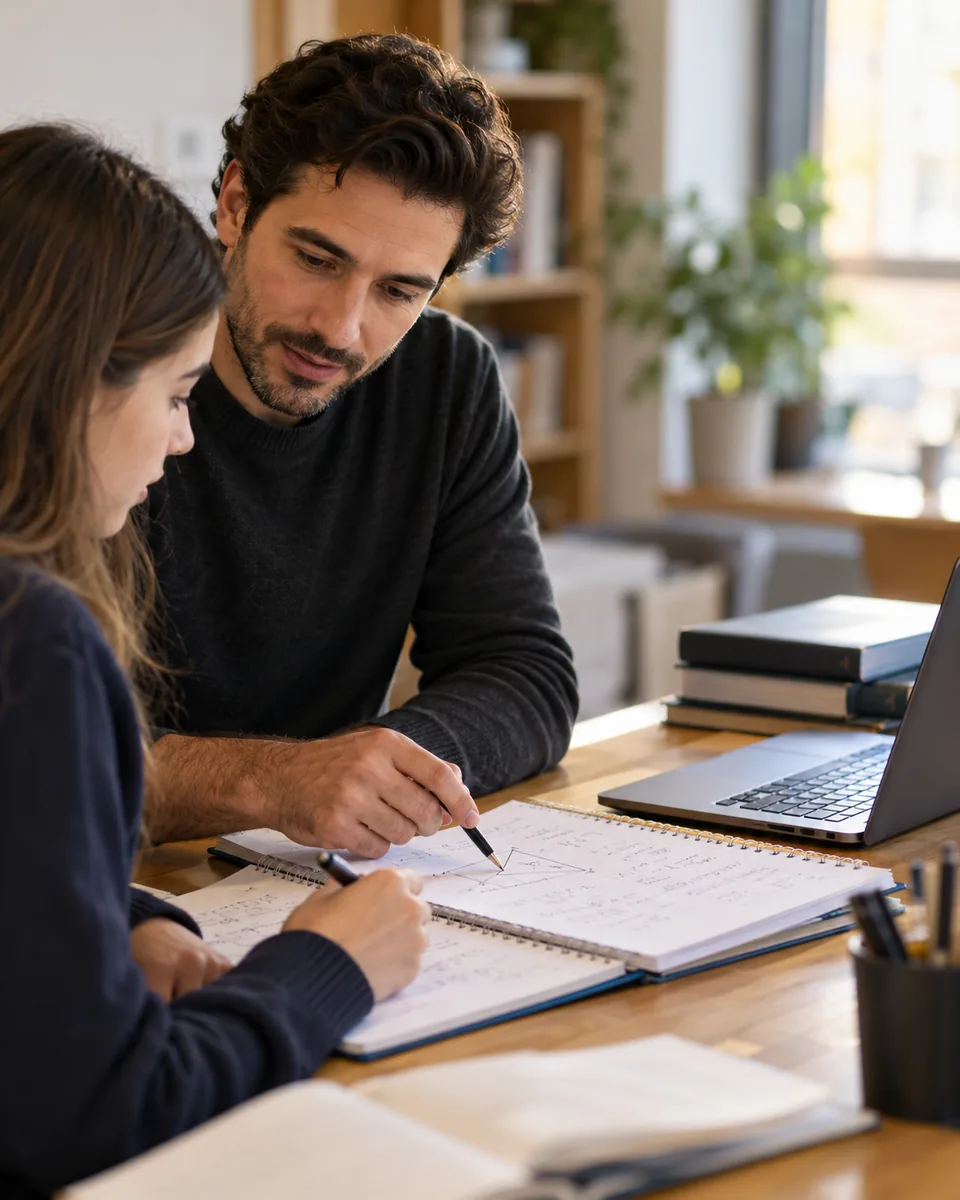Scène professionnelle : Professeurs particuliers de mathématiques