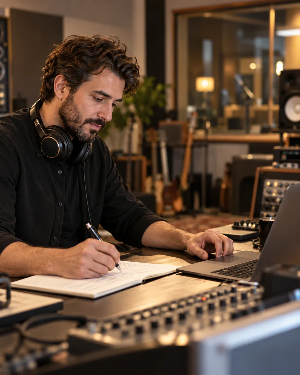 Scène professionnelle : Studios d’enregistrement musical