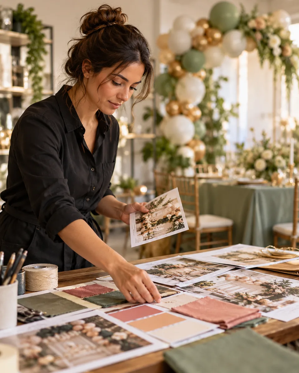Scène professionnelle : Décorateurs de fêtes