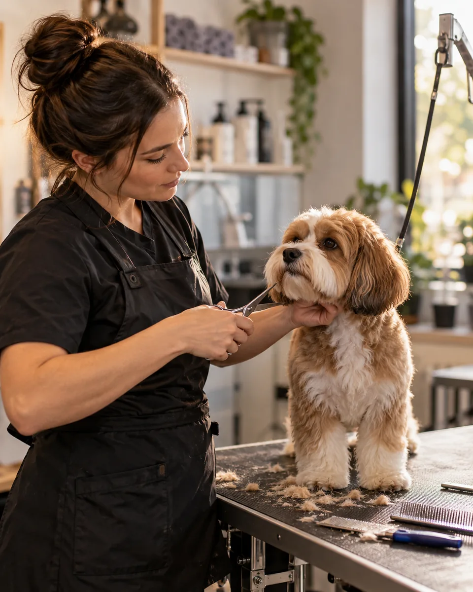 Scène professionnelle : Toiletteurs animaliers