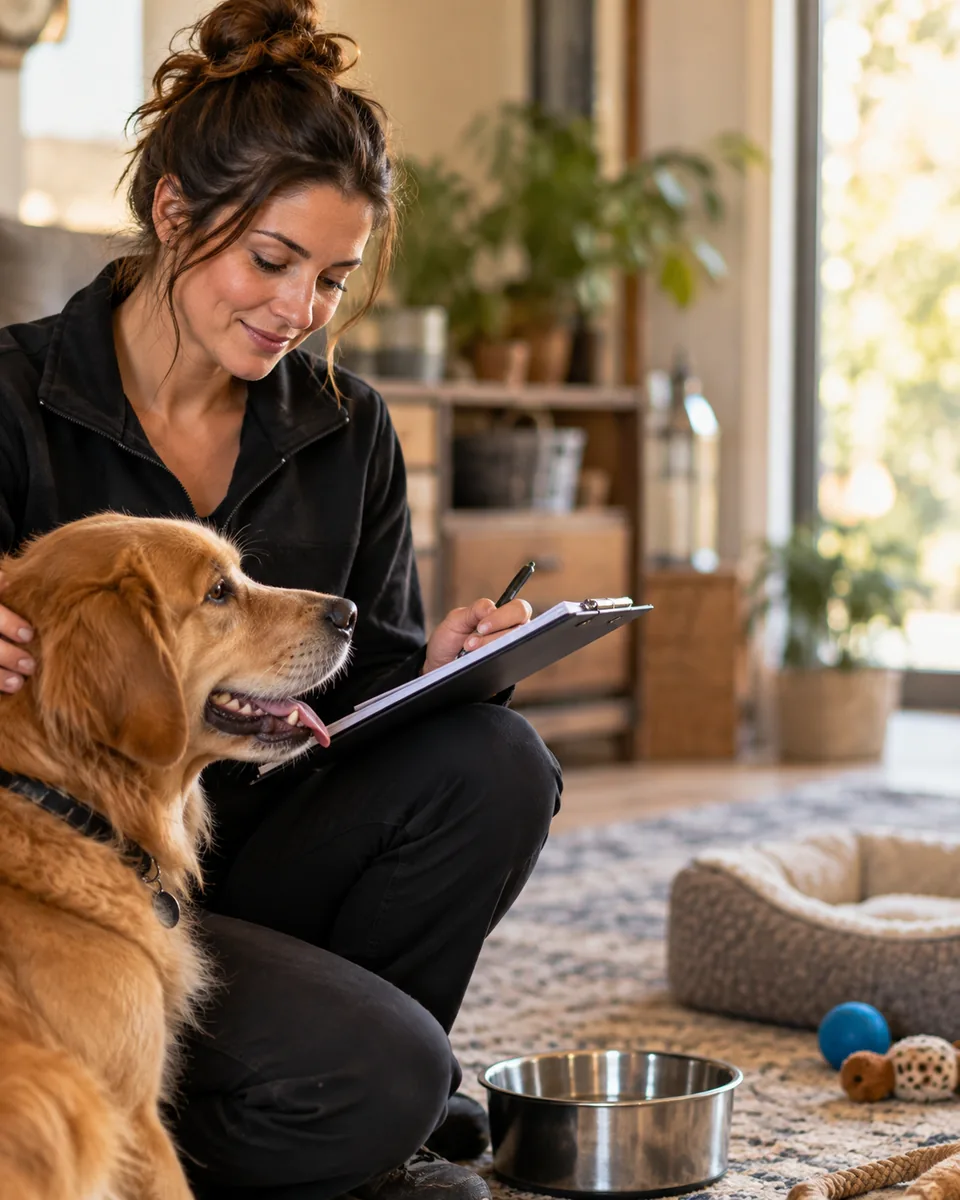 Professional scene: Pet sitters