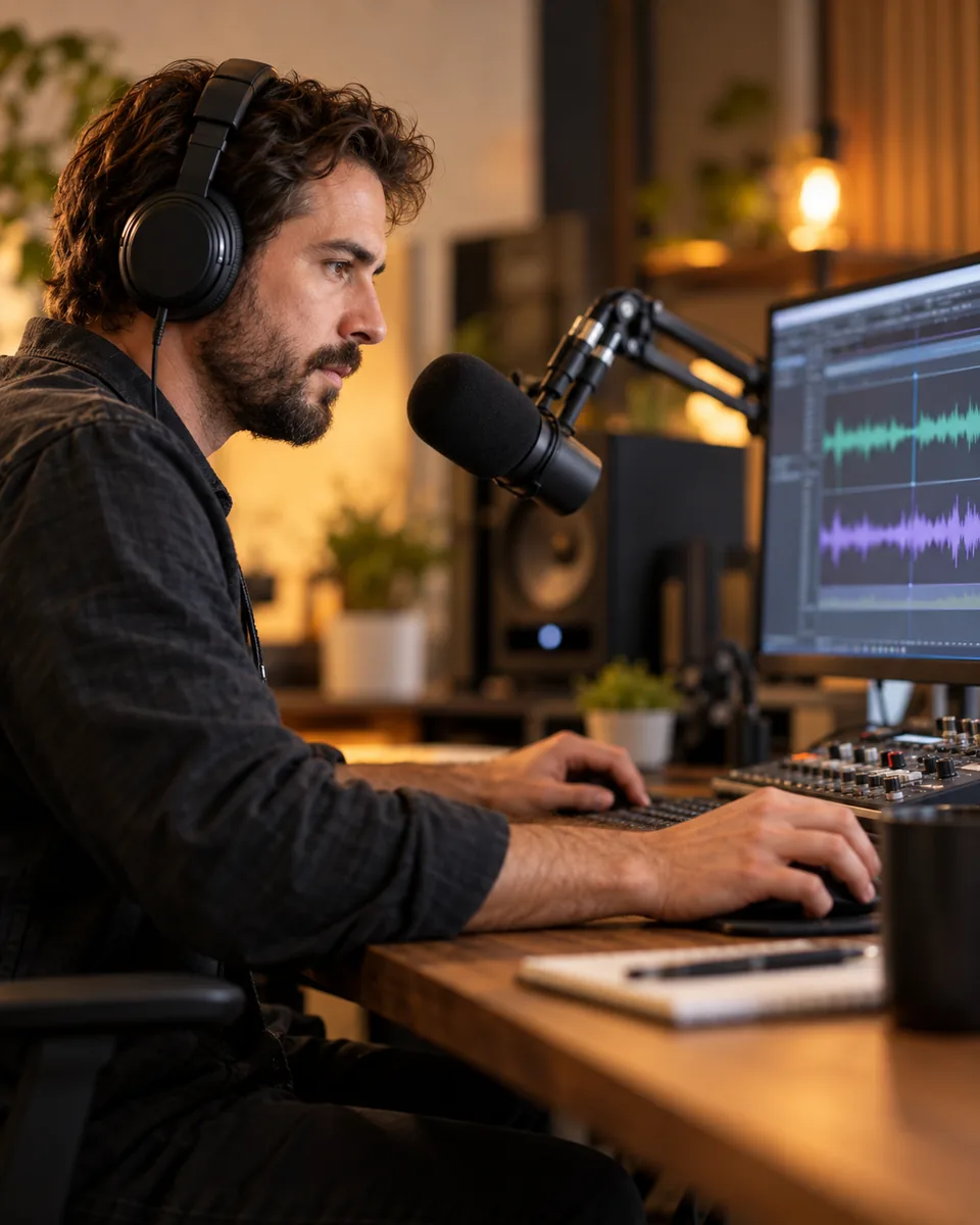Professional scene: Podcast production studios