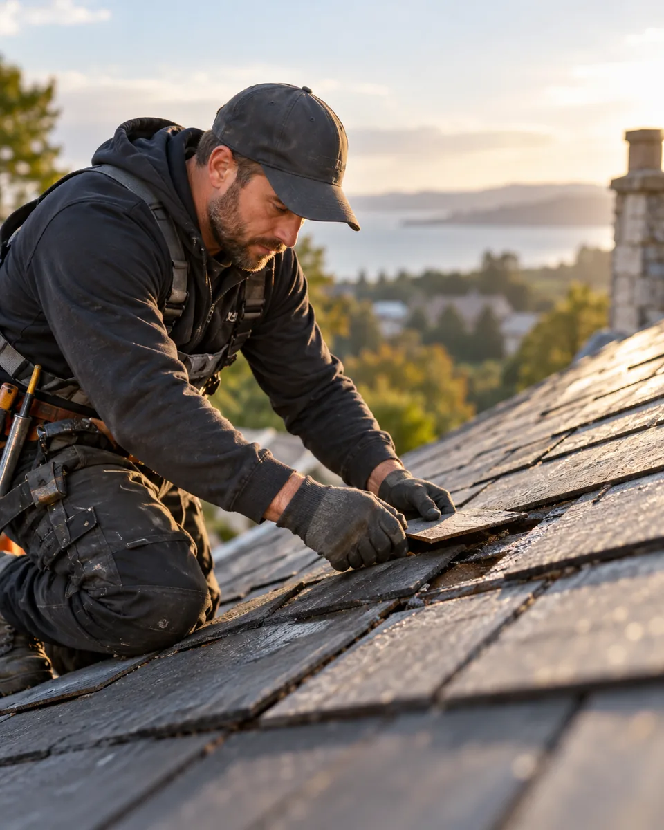 Professional scene: Roofers