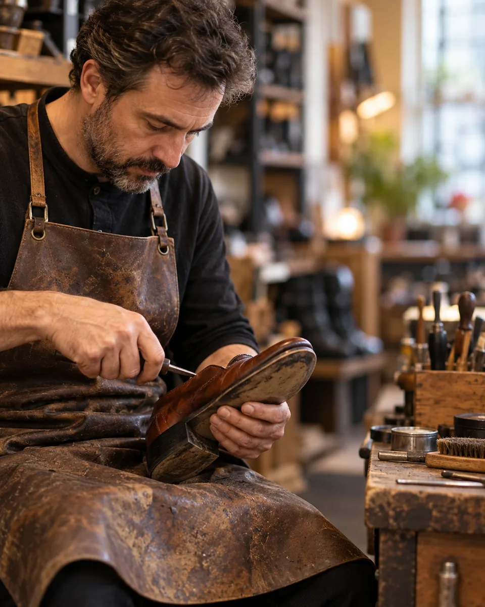 Scène professionnelle : Cordonniers