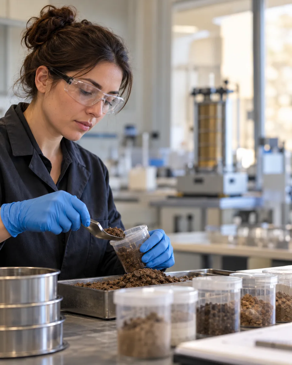 Scène professionnelle : Laboratoires d’analyse des sols