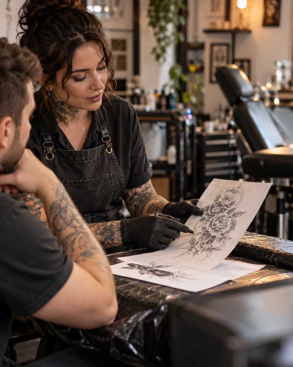 Scène professionnelle : Tatoueurs