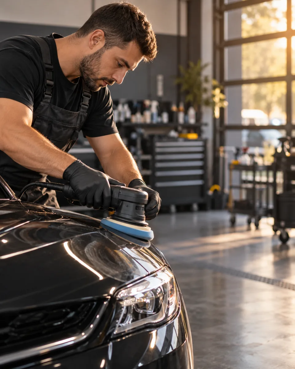 Professional scene: Vehicle detailers