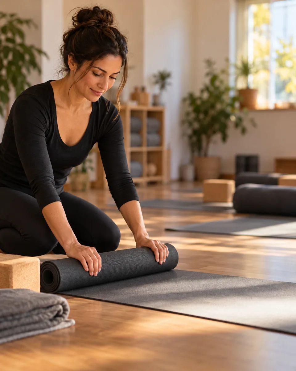 Professional scene: Yoga instructors